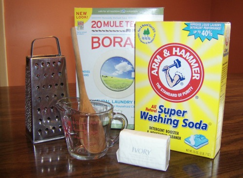 homemade laundry soap ingredients