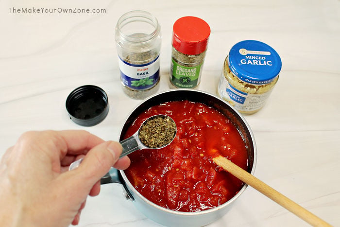 making a shortcut spaghetti sauce