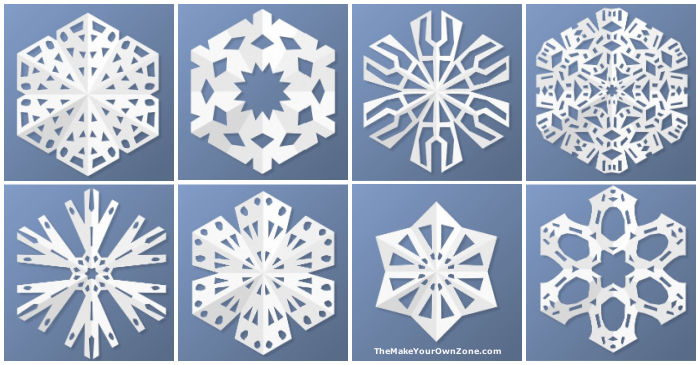 How to make virtual snowflakes online