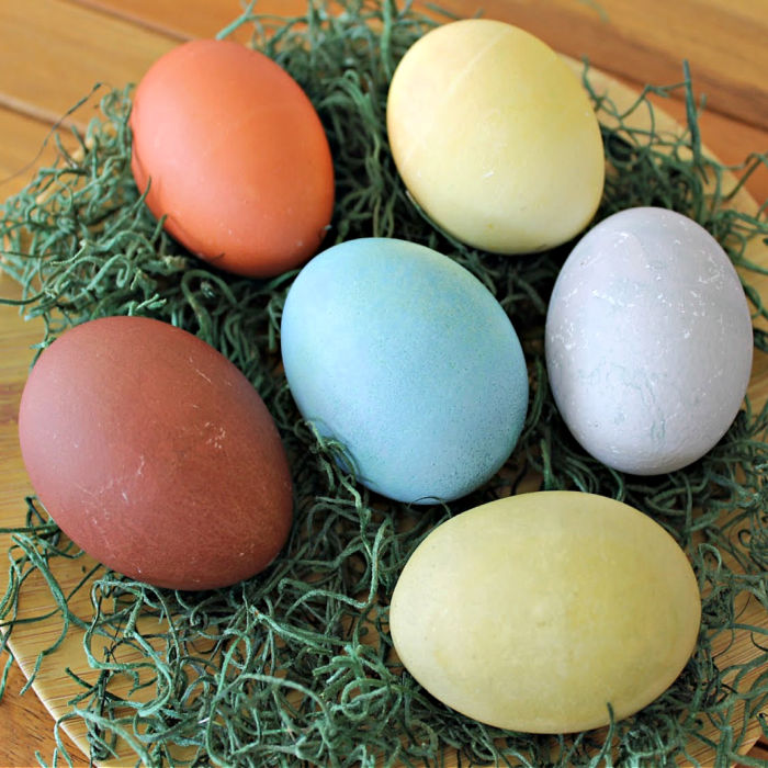 Colorful easter eggs