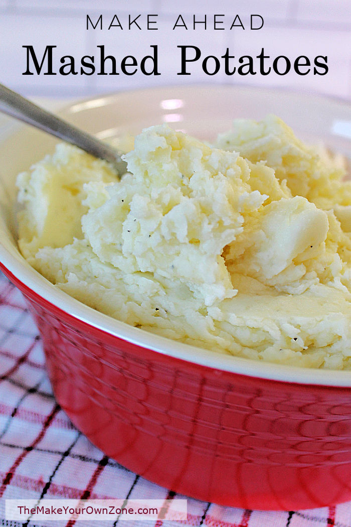 A serving dish of mashed potatoes