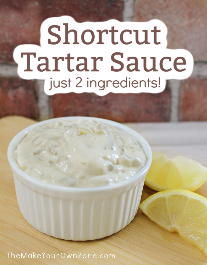 A bowl of homemade tartar sauce