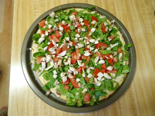 Homemade Veggie Pizza