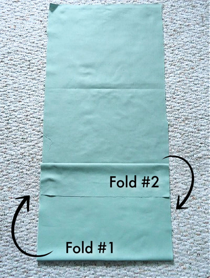 making an envelope pillow cover