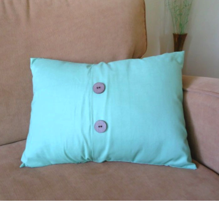 An envelope pillow cover