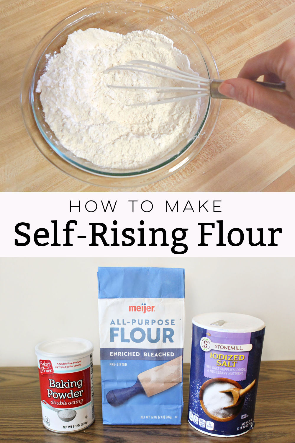homemade self-rising flour