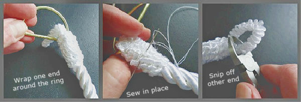 Making a God's Knot for a wedding