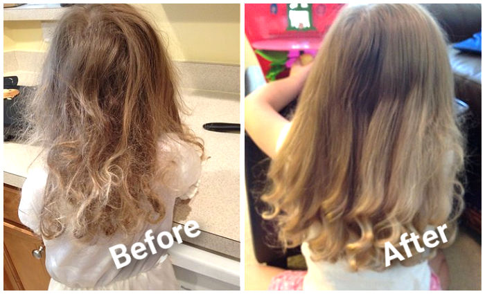 homemade hair detangler