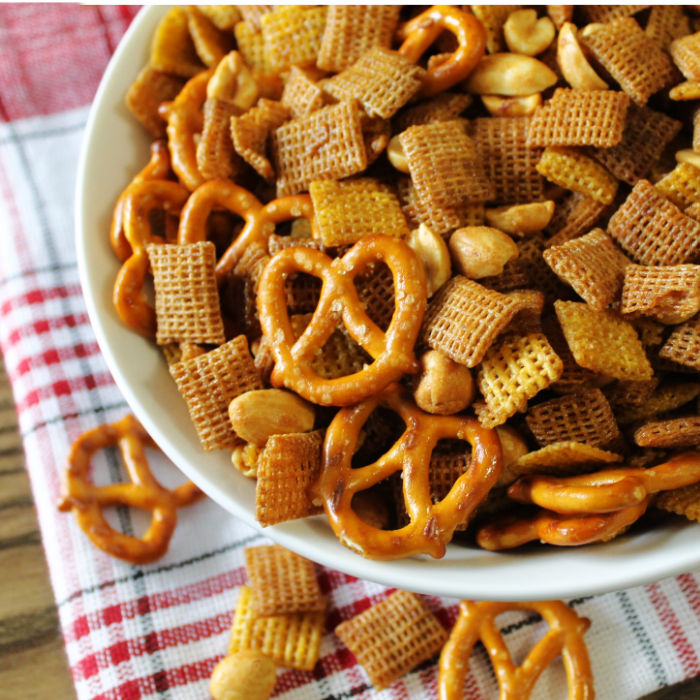 Homemade Microwave Chex Mix