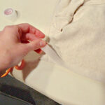 making a cardigan sweater from a pullover