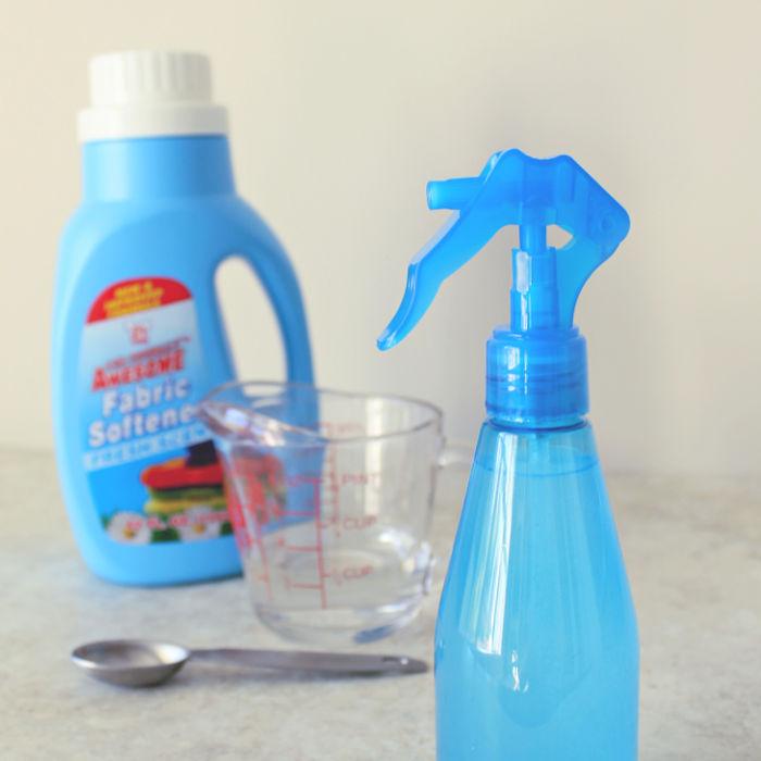Homemade wrinkle releaser spray
