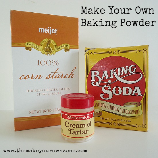 Make your own baking powder the make your own zone