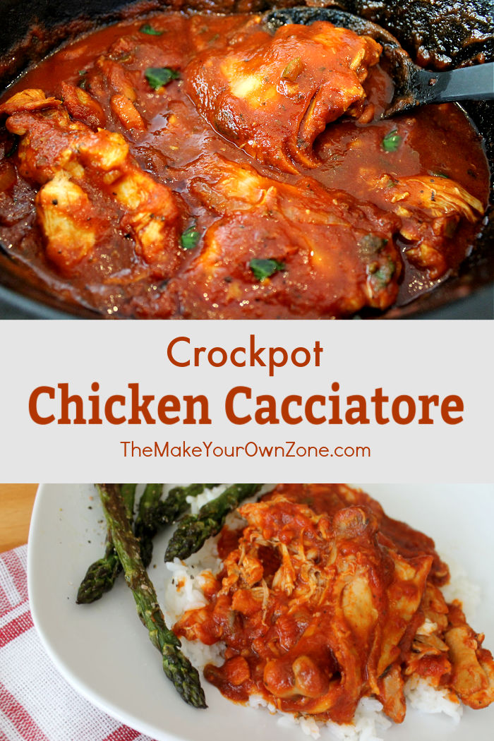 Crockpot Chicken Cacciatore