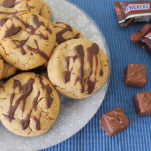 Snickers candy bar cookies