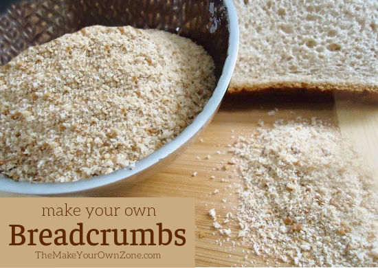 homemade breadcrumbs in a bowl