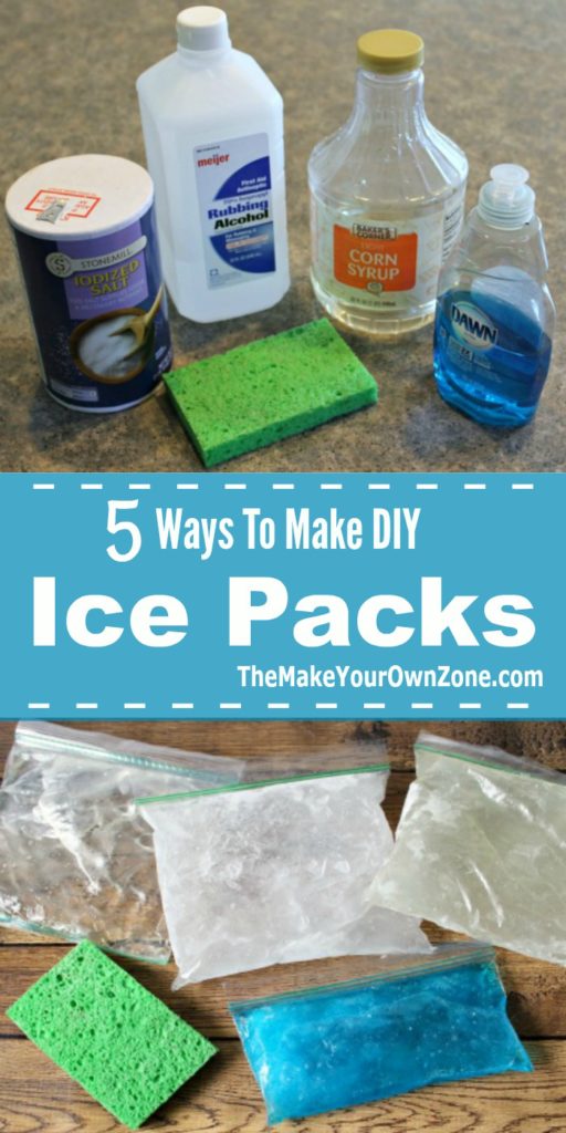 5 Ways to Make Homemade Ice Packs The Make Your Own Zone
