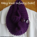 Easy Knit Infinity Scarf