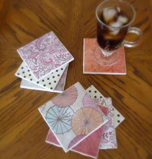 DIY Tile Coasters A Great Way To Use Homemade Mod Podge