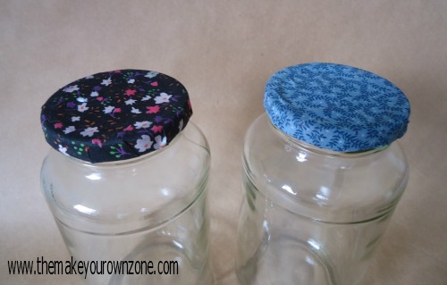 how to decorate jar lids