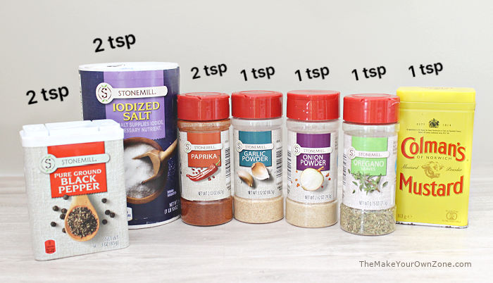 spices to use in a homemade chicken seasoning blend