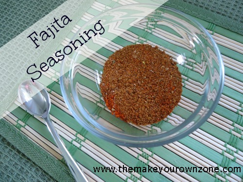 Homemade Fajita Seasoning Sjpice Blend