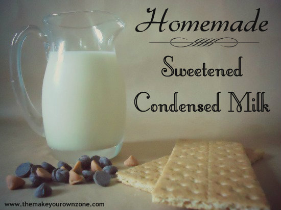 How to make homemade sweetened condensed milk