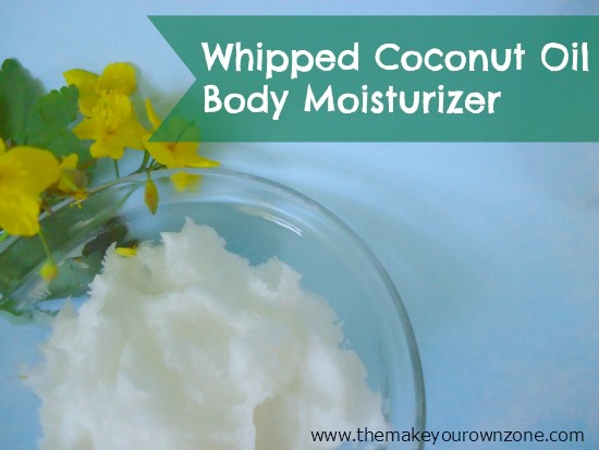 coconut oil whipped moisturizer