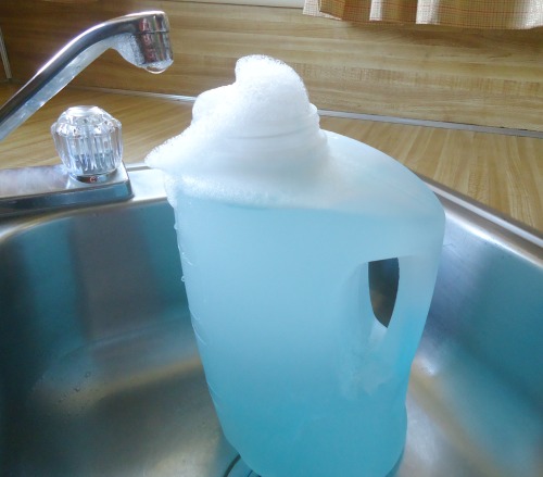 Homemade Laundry Soap made with Dawn dish soap