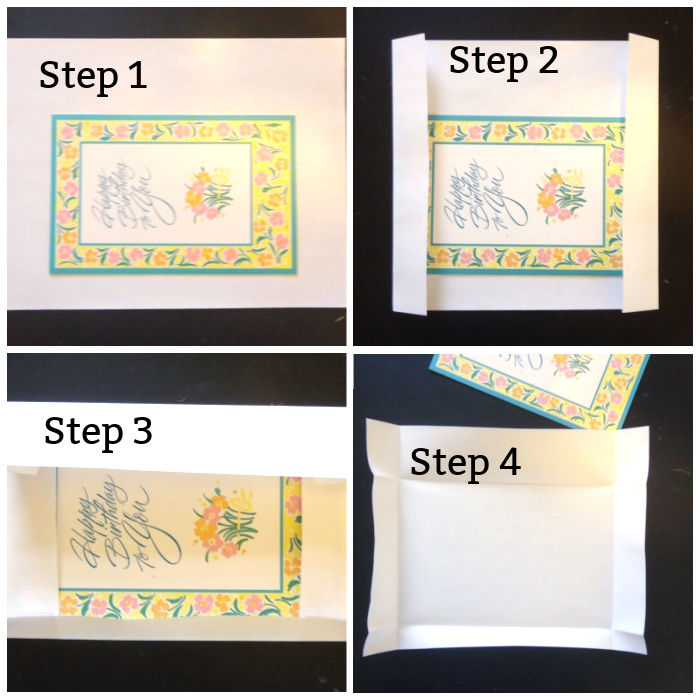 homemade greeting card envelope