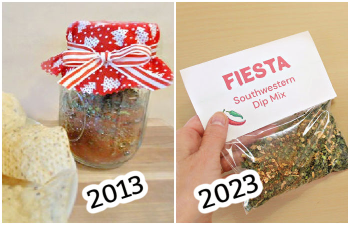 Homemade fiesta dip mix