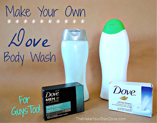 homemade dove body wash