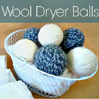 homemade wool dryer balls