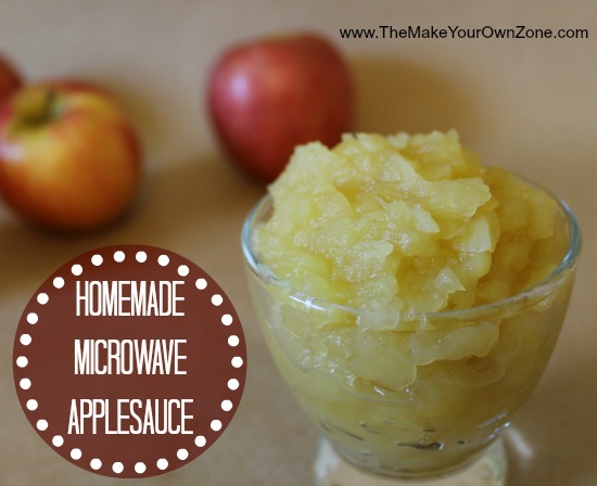 Homemade Microwave Applesauce