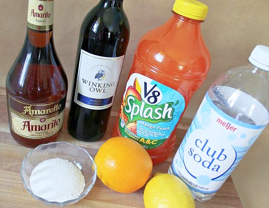 ingredients for homemade sangria