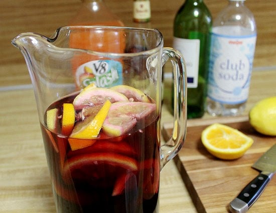 making sangria