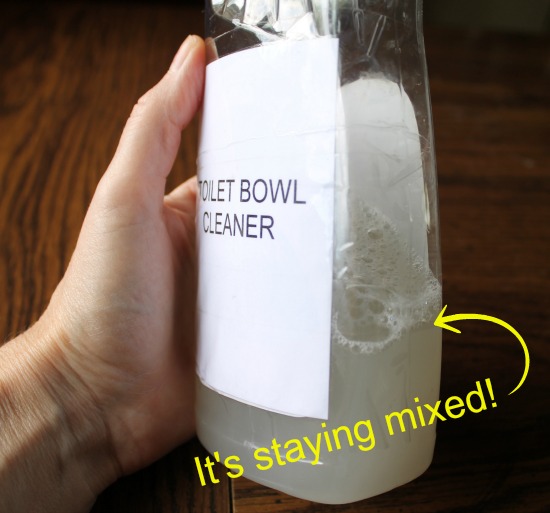 How to make a homemade toilet bowl cleaner