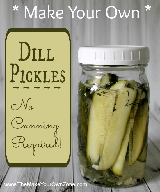 how to make homemade dill pickles