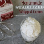 How To Make Stabilized Whipped Cream