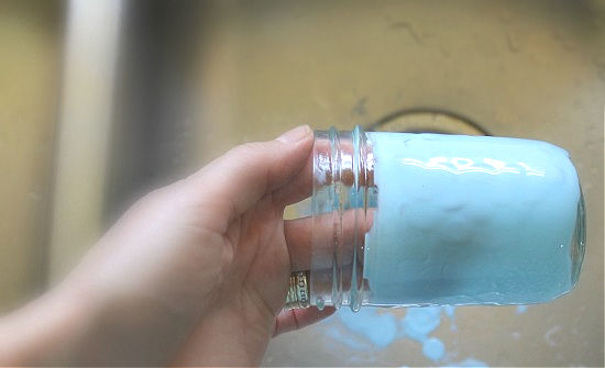 tinting a canning jar
