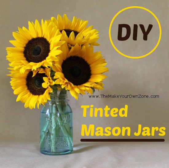 Make your own tinted Mason canning jars