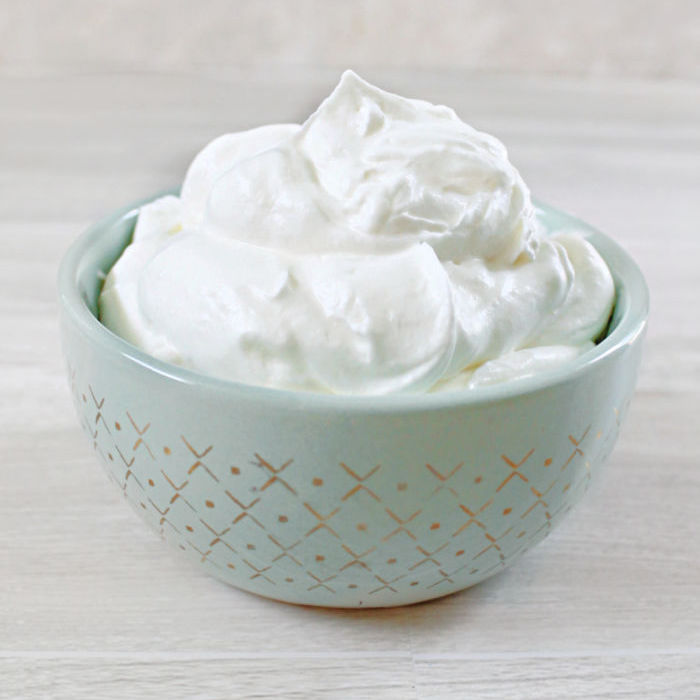 homemade whipped cream