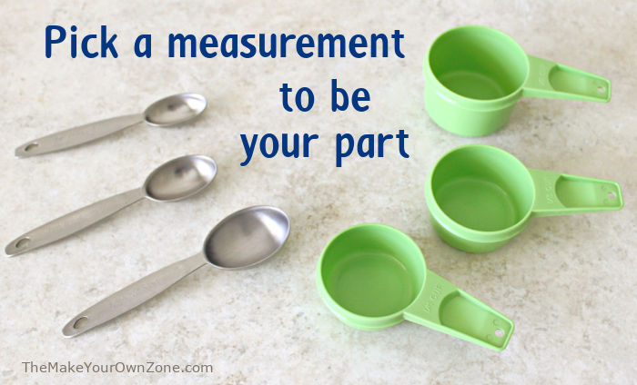 measuring cups and spoons