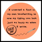 How To Make Your Own Font