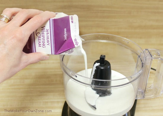 Using heavy cream to make homemade butter