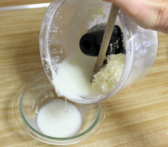 How to make butter in a food processor