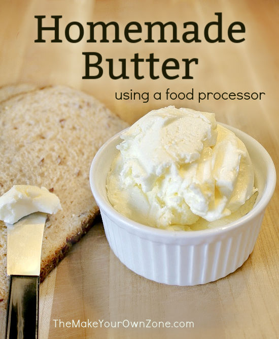 a dish of homemade butter