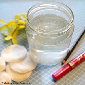 DIY Eye Makeup Remover - make your own eye makeup remover for only pennies per batch!