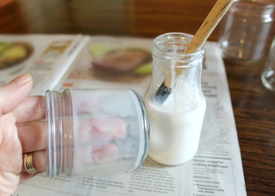 Put your recycled jars to good use with this quick and easy (and cheap!) homemade luminaries.