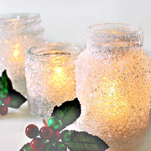 Recycled Jar Luminaries