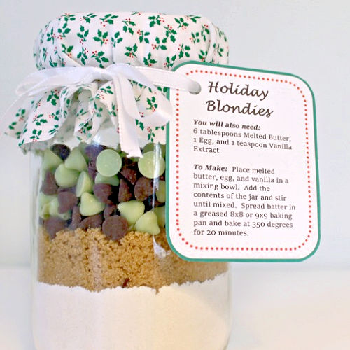 Blondie Bars Layered Jar Mix